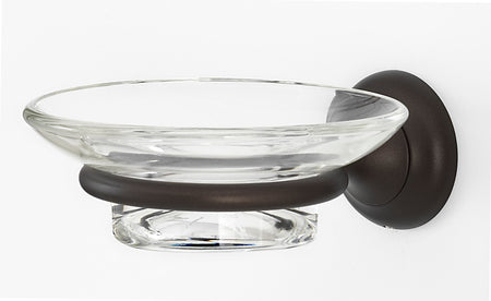Alno A6630-CHBRZ: Royale Soap Holder w/Dish - Chocolate Bronze