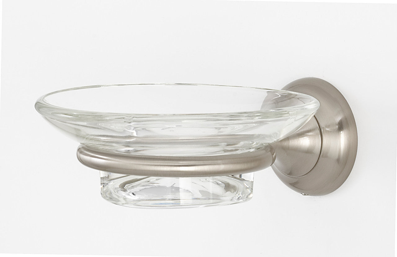 Alno A6630-SN: Royale Soap Holder w/Dish - Satin Nickel