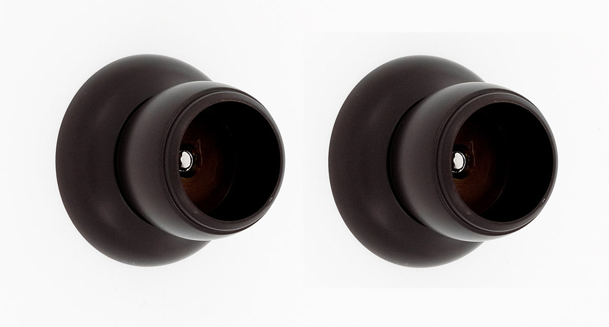 Alno A6646-BRZ: Royale Shower Rod Mounting Brackets (pair) - Bronze