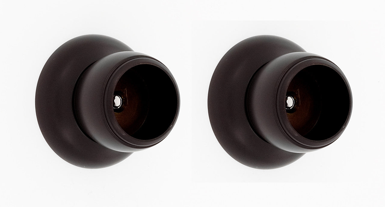 Alno A6646-BRZ: Royale Shower Rod Mounting Brackets (pair) - Bronze