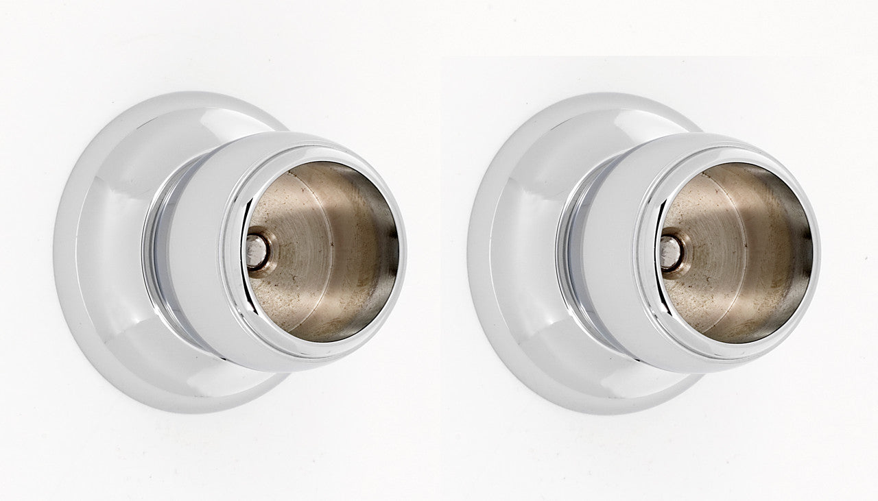 Alno A6646-PC: Royale Shower Rod Mounting Brackets (pair) - Polished Chrome