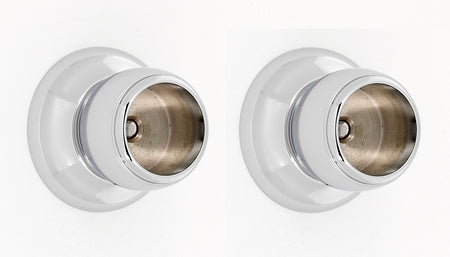 Alno A6646-PC: Royale Shower Rod Mounting Brackets (pair) - Polished Chrome