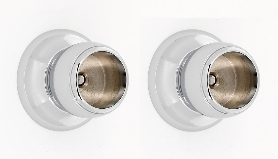 Alno A6646-PC: Royale Shower Rod Mounting Brackets (pair) - Polished Chrome