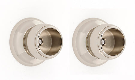 Alno A6646-PN: Royale Shower Rod Mounting Brackets (pair) - Polished Nickel