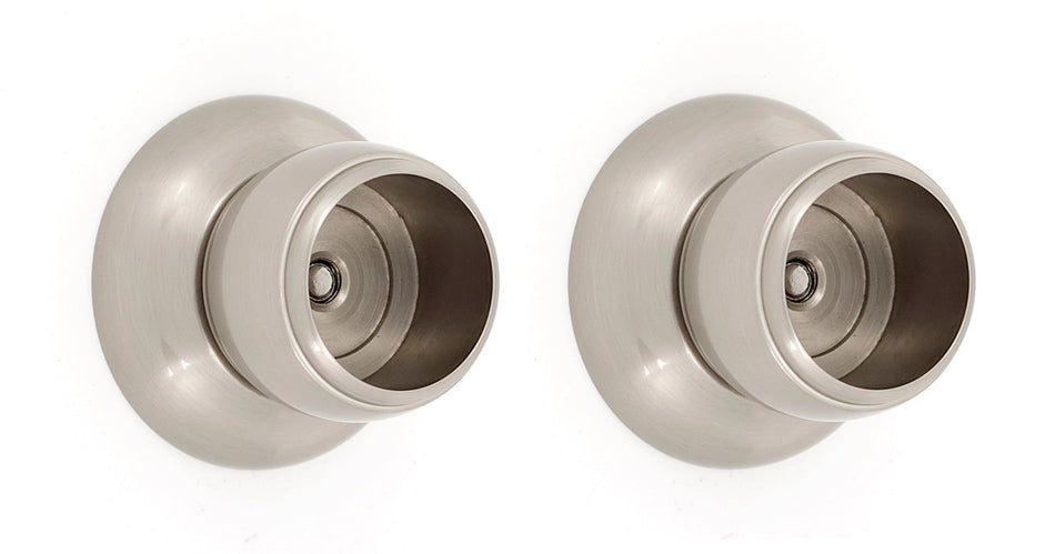 Alno A6646-SN: Royale Shower Rod Mounting Brackets (pair) - Satin Nickel