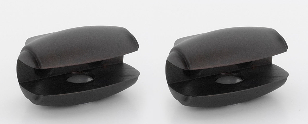 Alno A6650-CHBRZ: Royale Shelf Mounting Brackets (pair) - Chocolate Bronze