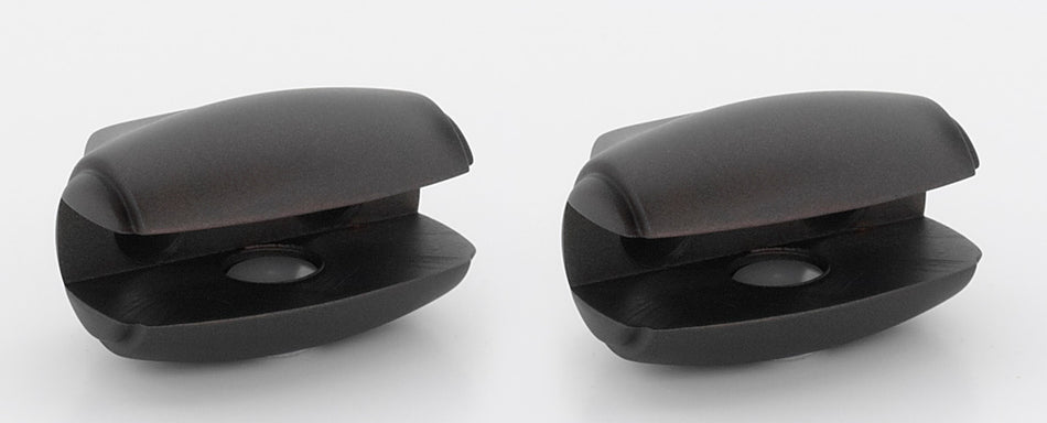 Alno A6650-CHBRZ: Royale Shelf Mounting Brackets (pair) - Chocolate Bronze