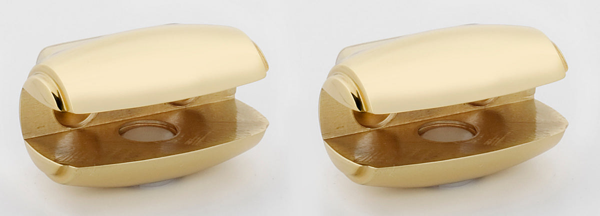 Alno A6650-PB: Royale Shelf Mounting Brackets (pair) - Polished Brass