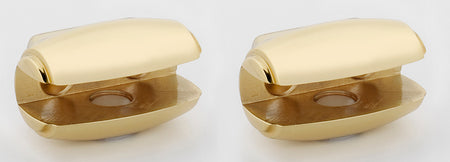 Alno A6650-PB: Royale Shelf Mounting Brackets (pair) - Polished Brass