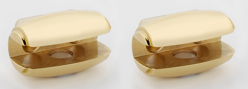 Alno A6650-PB: Royale Shelf Mounting Brackets (pair) - Polished Brass