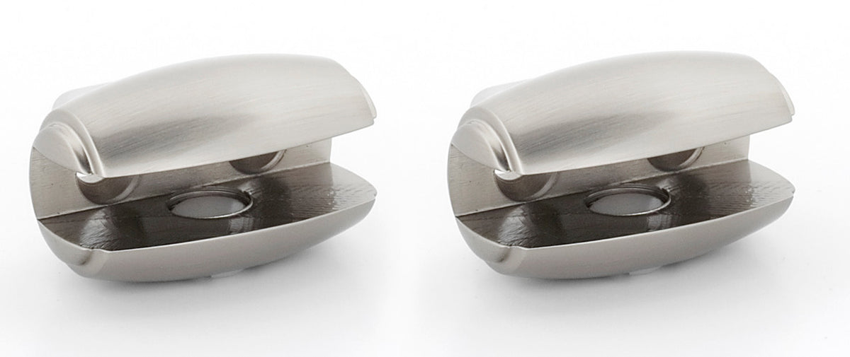 Alno A6650-SN: Royale Shelf Mounting Brackets (pair) - Satin Nickel