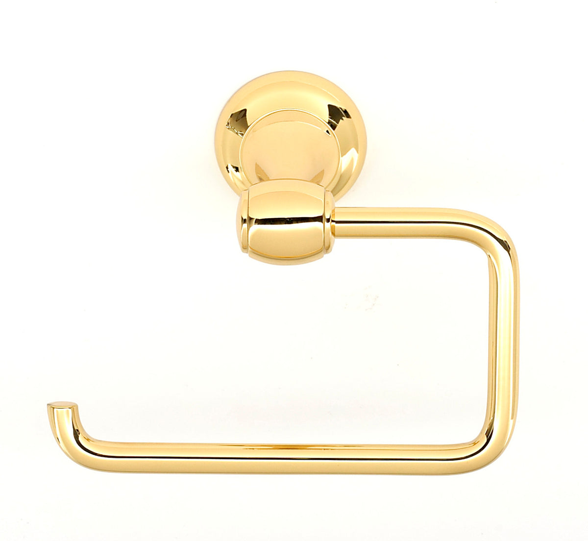Alno A6666-PB: Royale Single Post Tissue Holder - Polished Brass