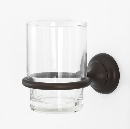 Alno A6670-CHBRZ: Royale Tumbler Holder w/Tumbler - Chocolate Bronze