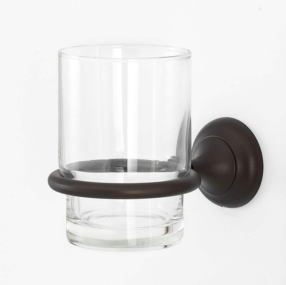 Alno A6670-CHBRZ: Royale Tumbler Holder w/Tumbler - Chocolate Bronze