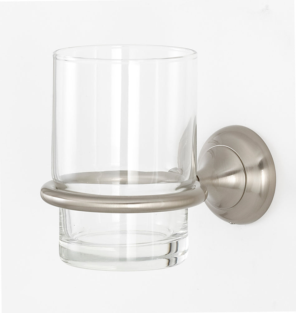 Alno A6670-SN: Royale Tumbler Holder w/Tumbler - Satin Nickel