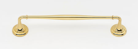 Alno A6720-12-PB: 12" cc Charlie's Collection Towel Bar - Polished Brass