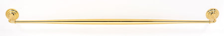 Alno A6720-30-PB: 30" cc Charlie's Collection Towel Bar - Polished Brass