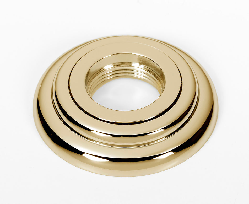 Alno A6724-PB/NL: Charlie's Collection Grab Bar Mounting Brackets (pair) - Unlacquered Brass
