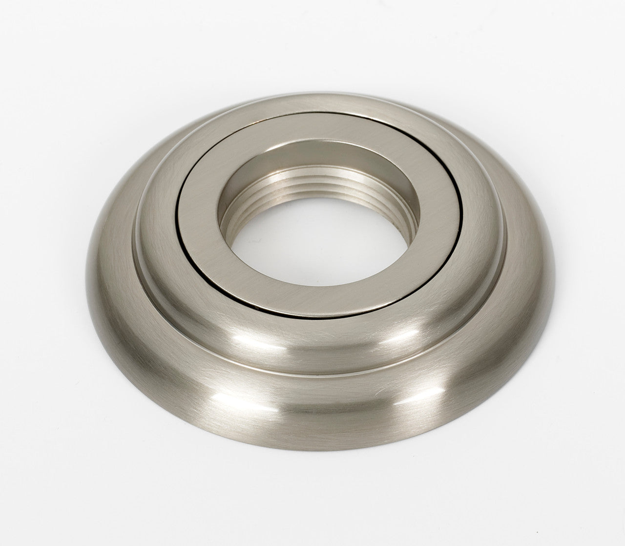 Alno A6724-SN: Charlie's Collection Grab Bar Mounting Brackets (pair) - Satin Nickel