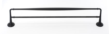 Alno A6725-24-BRZ: 24" cc Charlie's Collection Double Towel Bar - Bronze