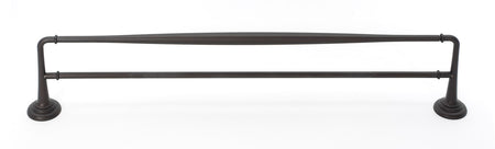 Alno A6725-24-CHBRZ: 24" cc Charlie's Collection Double Towel Bar - Chocolate Bronze
