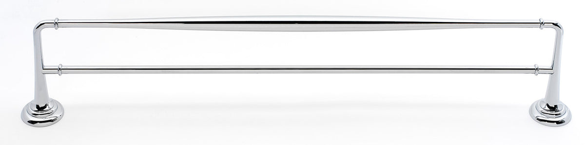 Alno A6725-24-PC: 24" cc Charlie's Collection Double Towel Bar - Polished Chrome