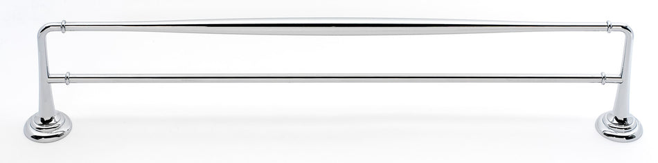 Alno A6725-24-PC: 24" cc Charlie's Collection Double Towel Bar - Polished Chrome