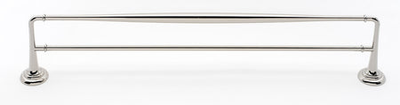 Alno A6725-24-PN: 24" cc Charlie's Collection Double Towel Bar - Polished Nickel