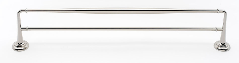 Alno A6725-24-PN: 24" cc Charlie's Collection Double Towel Bar - Polished Nickel