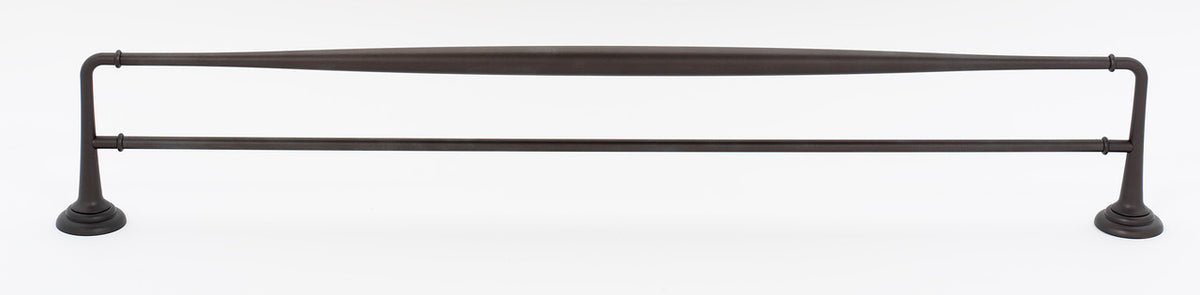 Alno A6725-30-CHBRZ: 30" cc Charlie's Collection Double Towel Bar - Chocolate Bronze