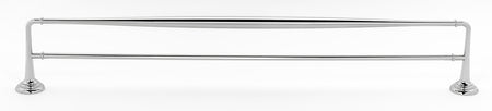 Alno A6725-30-PC: 30" cc Charlie's Collection Double Towel Bar - Polished Chrome