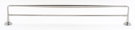 Alno A6725-30-PN: 30" cc Charlie's Collection Double Towel Bar - Polished Nickel