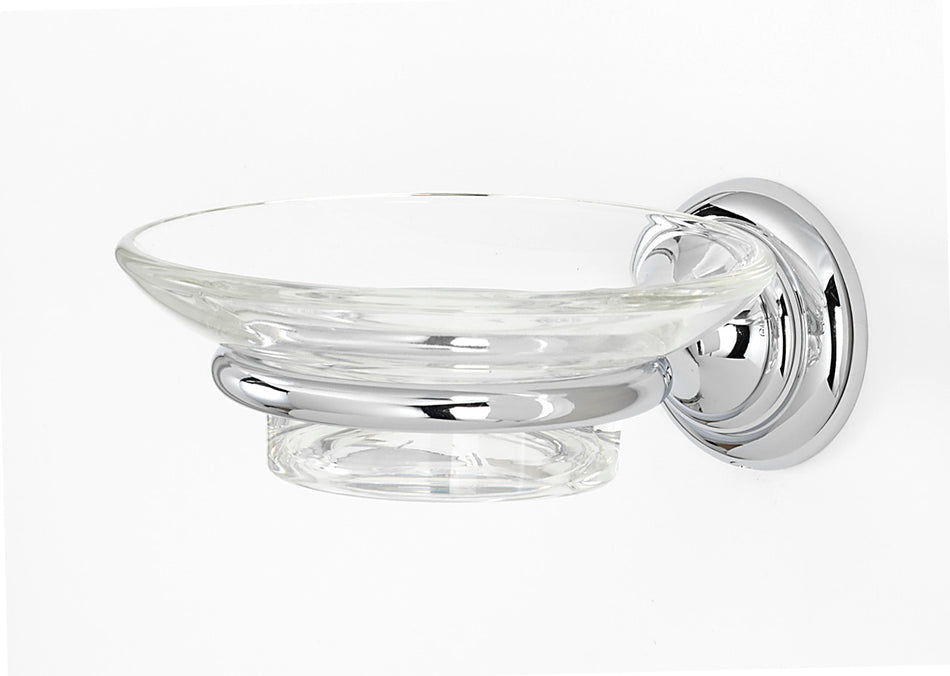 Alno A6730-PC: Charlie's Collection Soap Holder w/Dish - Polished Chrome