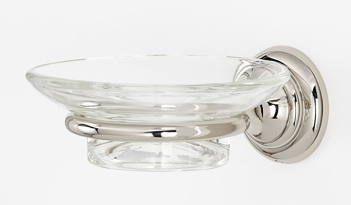 Alno A6730-PN: Charlie's Collection Soap Holder w/Dish - Polished Nickel