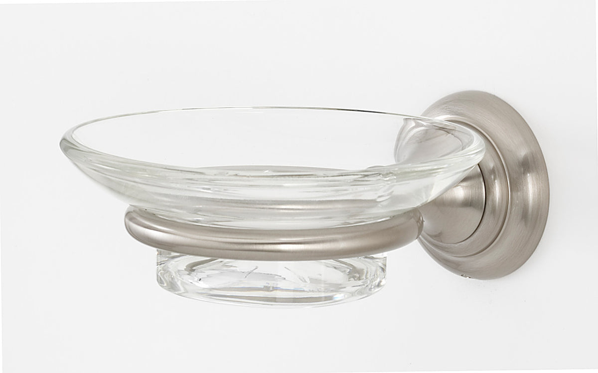 Alno A6730-SN: Charlie's Collection Soap Holder w/Dish - Satin Nickel