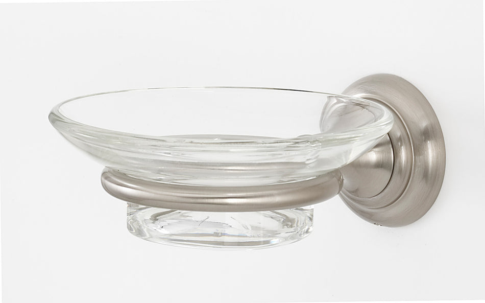 Alno A6730-SN: Charlie's Collection Soap Holder w/Dish - Satin Nickel