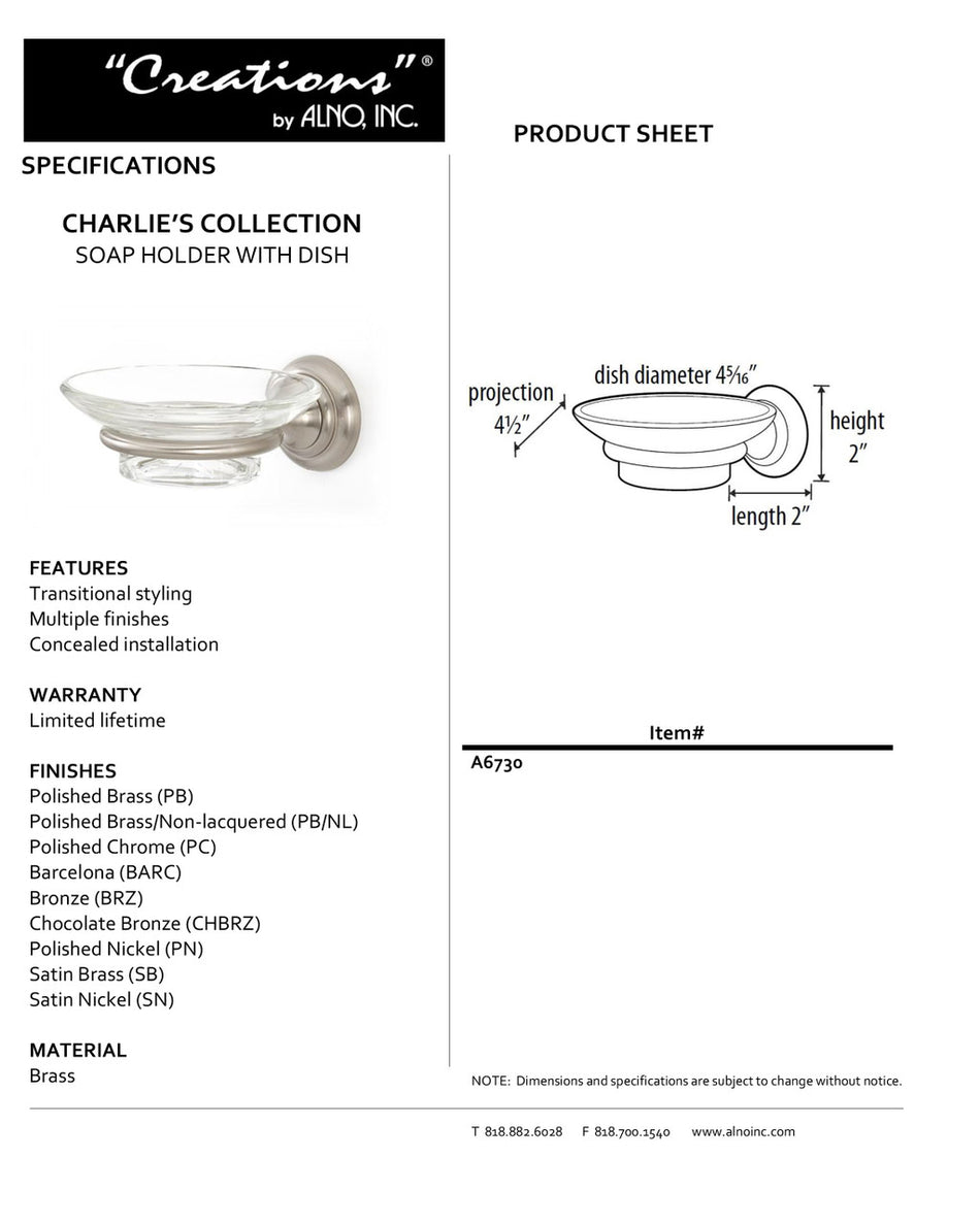 Specificaton Sheet