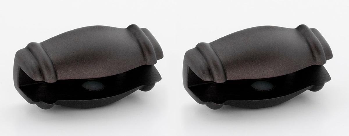Alno A6750-CHBRZ: Charlie's Collection Shelf Mounting Brackets (pair) - Chocolate Bronze