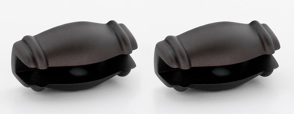 Alno A6750-CHBRZ: Charlie's Collection Shelf Mounting Brackets (pair) - Chocolate Bronze