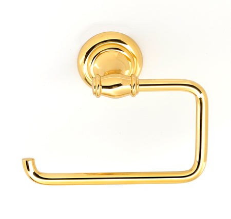 Alno A6766-PB: Charlie's Collection Single Post Tissue Holder - Polished Brass