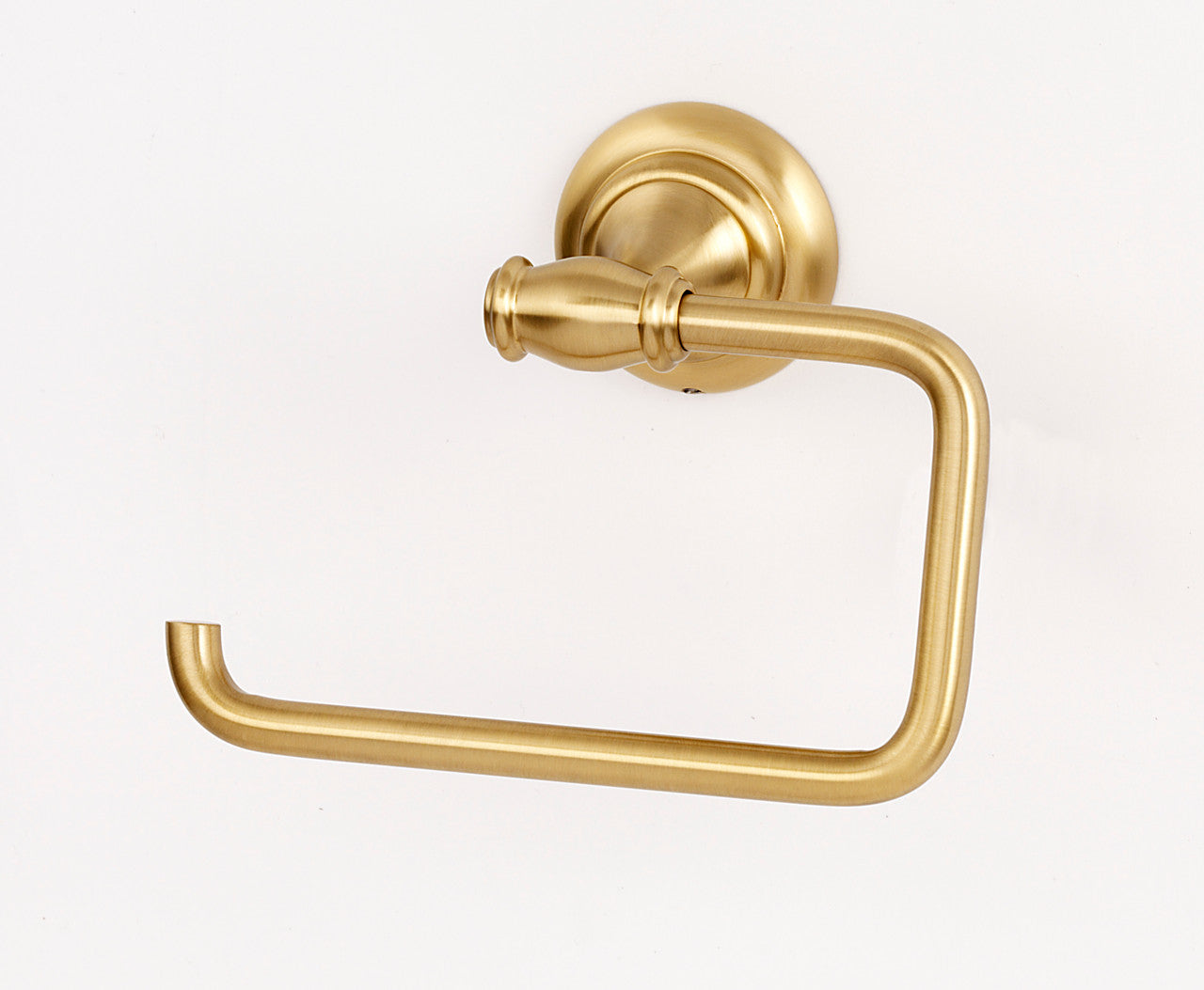 Alno A6766-SB: Charlie's Collection Single Post Tissue Holder - Satin Brass
