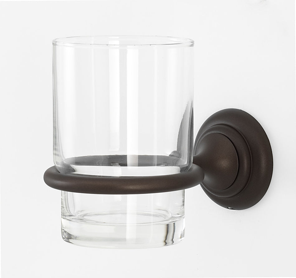Alno A6770-CHBRZ: Charlie's Collection Tumbler Holder w/Tumbler - Chocolate Bronze