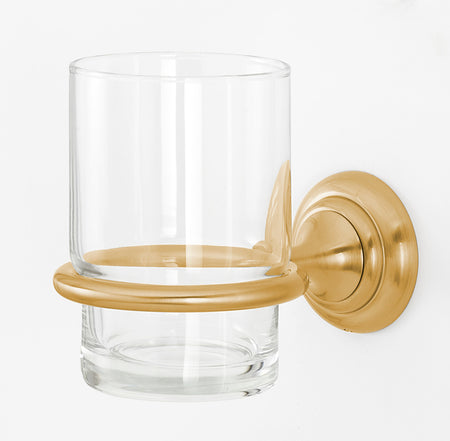 Alno A6770-SB: Charlie's Collection Tumbler Holder - Satin Brass