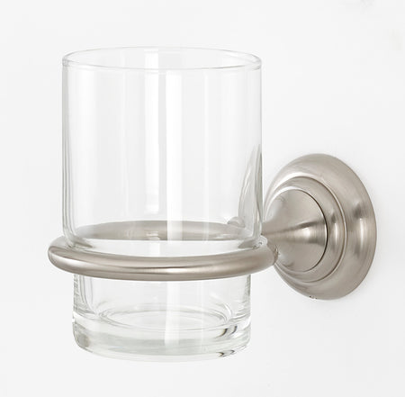 Alno A6770-SN: Charlie's Collection Tumbler Holder w/Tumbler - Satin Nickel