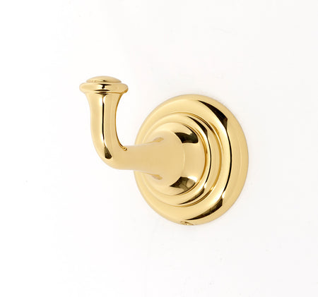 Alno A6780-PB: Charlie's Collection Robe Hook - Polished Brass