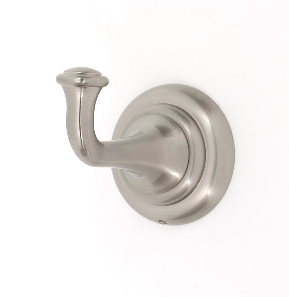 Alno A6780-SN: Charlie's Collection Robe Hook - Satin Nickel