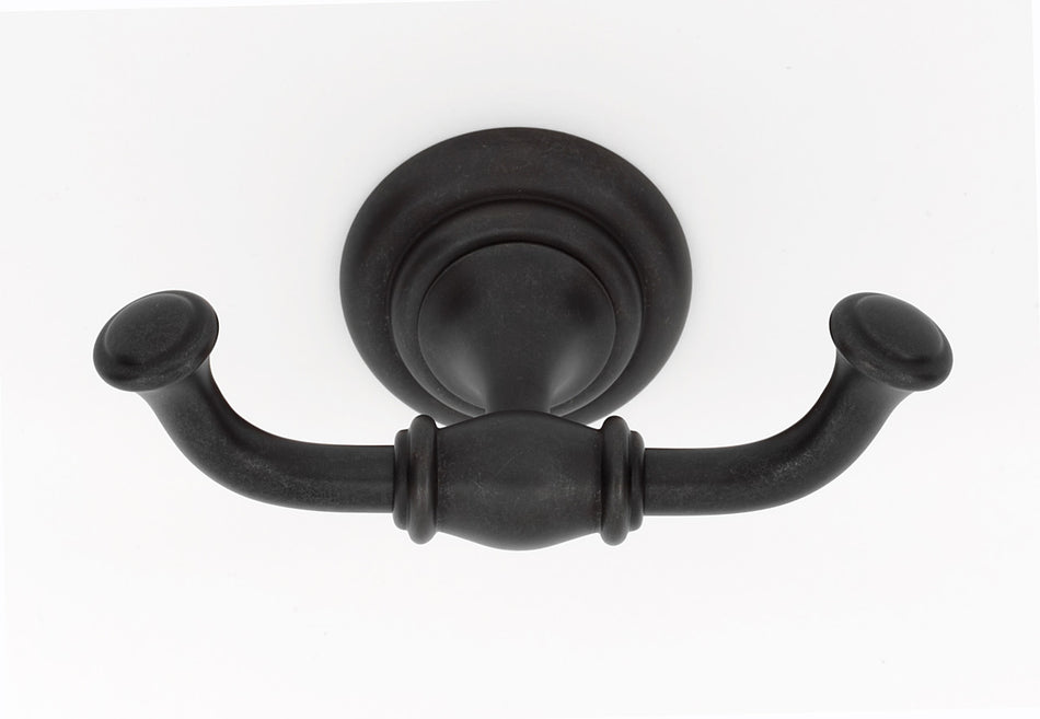 Alno A6784-BARC: Charlie's Collection Double Robe Hook - Barcelona