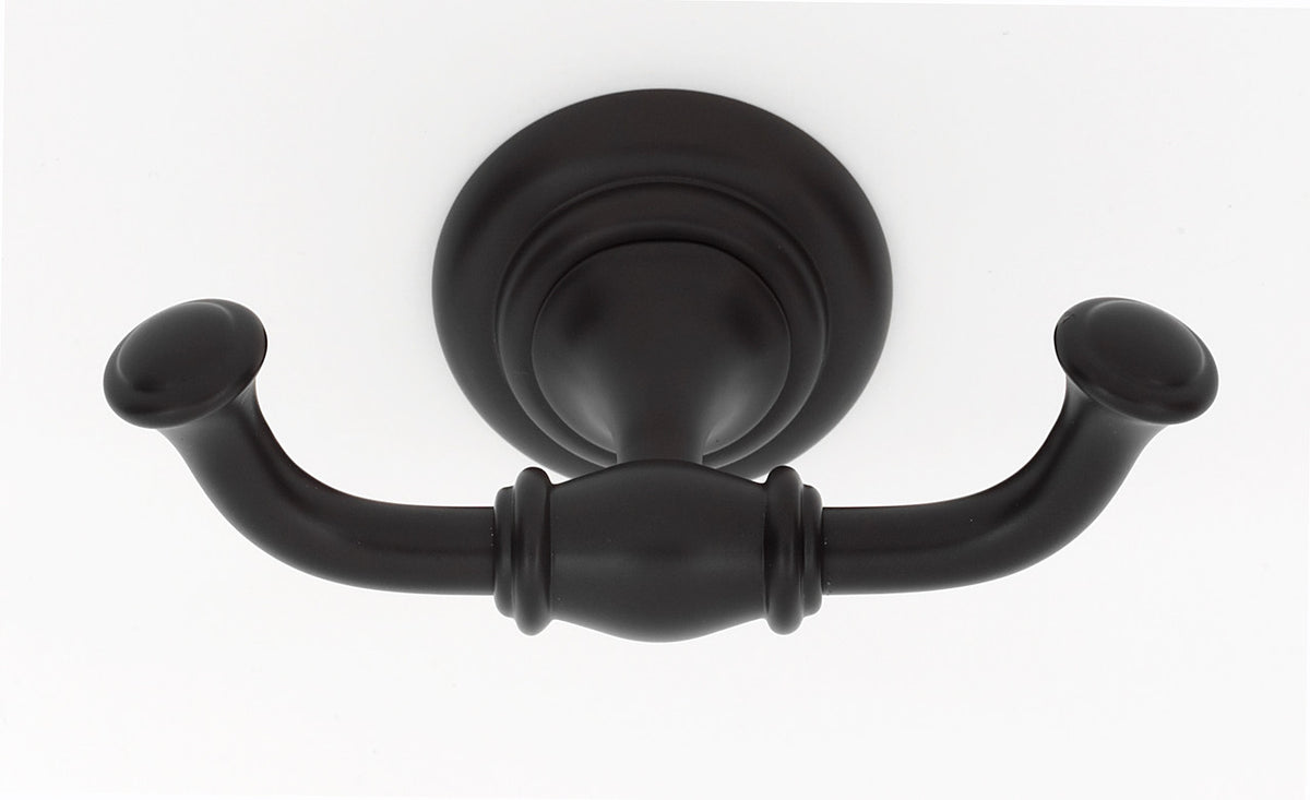 Alno A6784-BRZ: Charlie's Collection Double Robe Hook - Bronze
