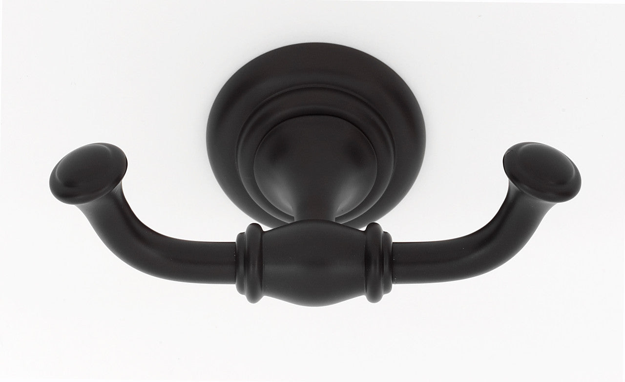 Alno A6784-BRZ: Charlie's Collection Double Robe Hook - Bronze
