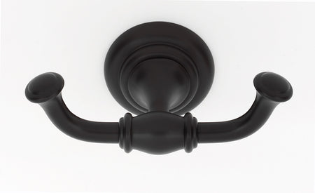 Alno A6784-BRZ: Charlie's Collection Double Robe Hook - Bronze